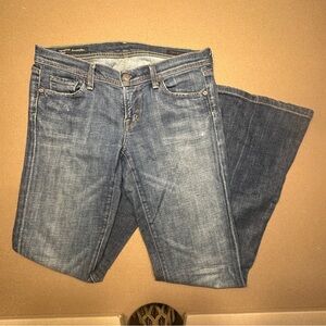 Citizens Of Humanity Blue Low Waist Flare Leg Jeans Vintage Appeal Ingrid #002